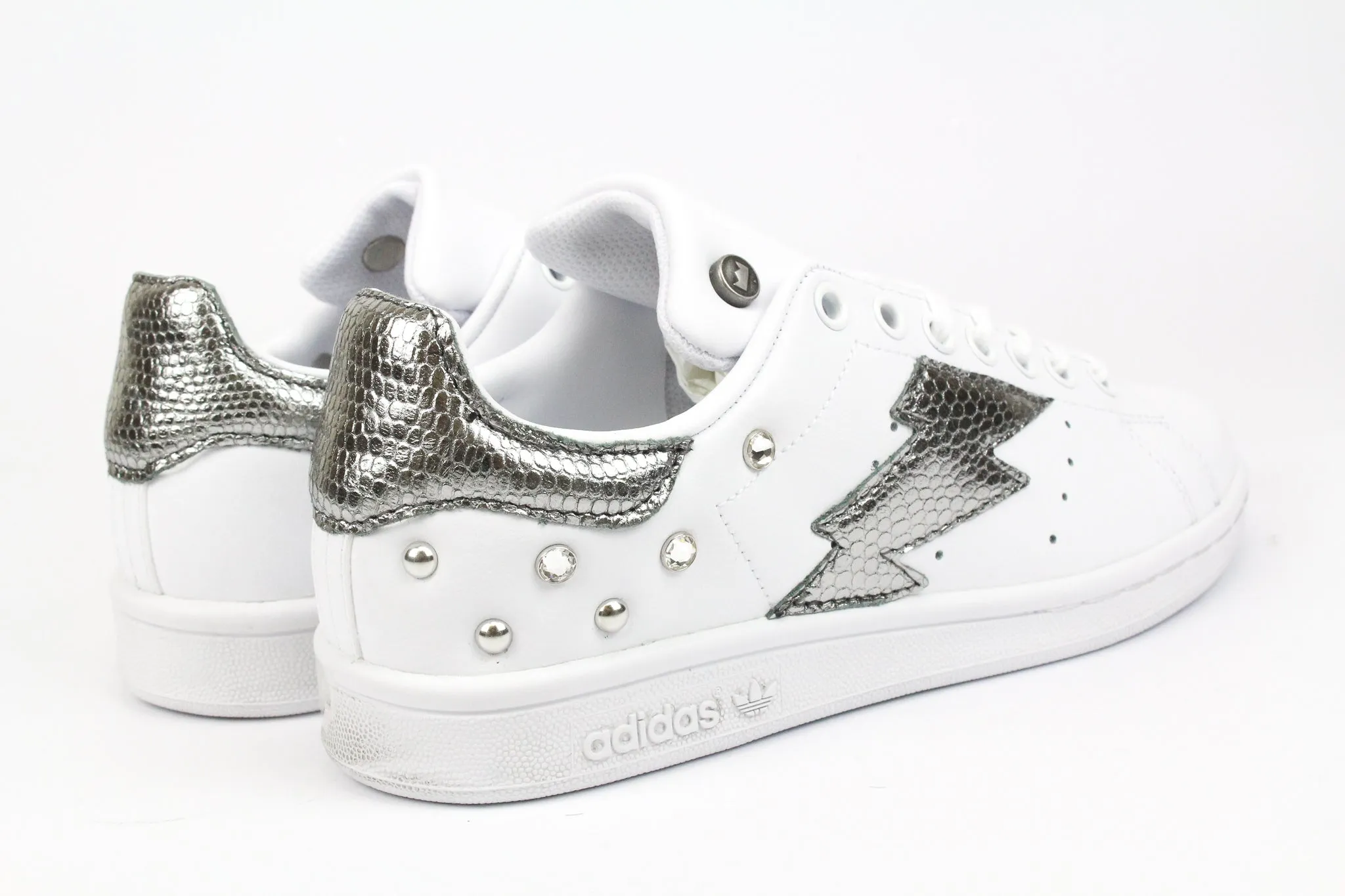 Adidas Stan Smith Fulmine Pitone Laminato & Strass