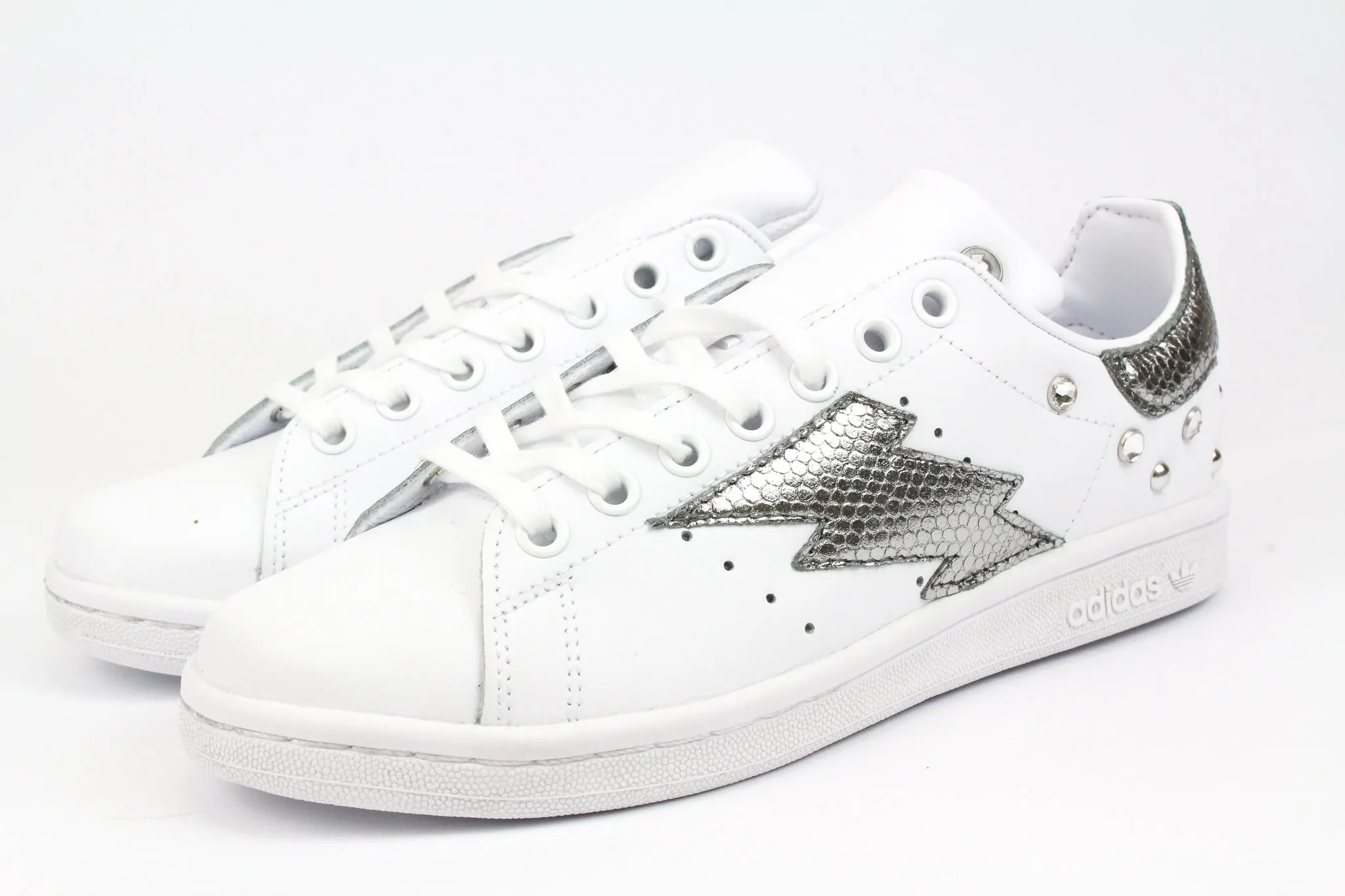 Adidas Stan Smith Fulmine Pitone Laminato & Strass