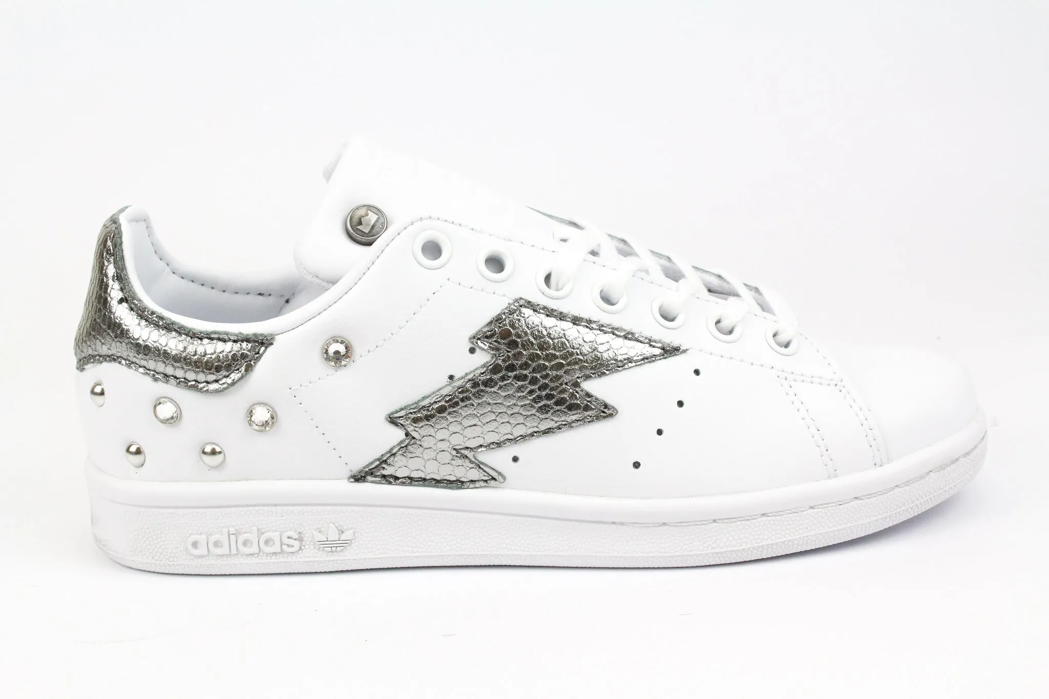 Adidas Stan Smith Fulmine Pitone Laminato & Strass