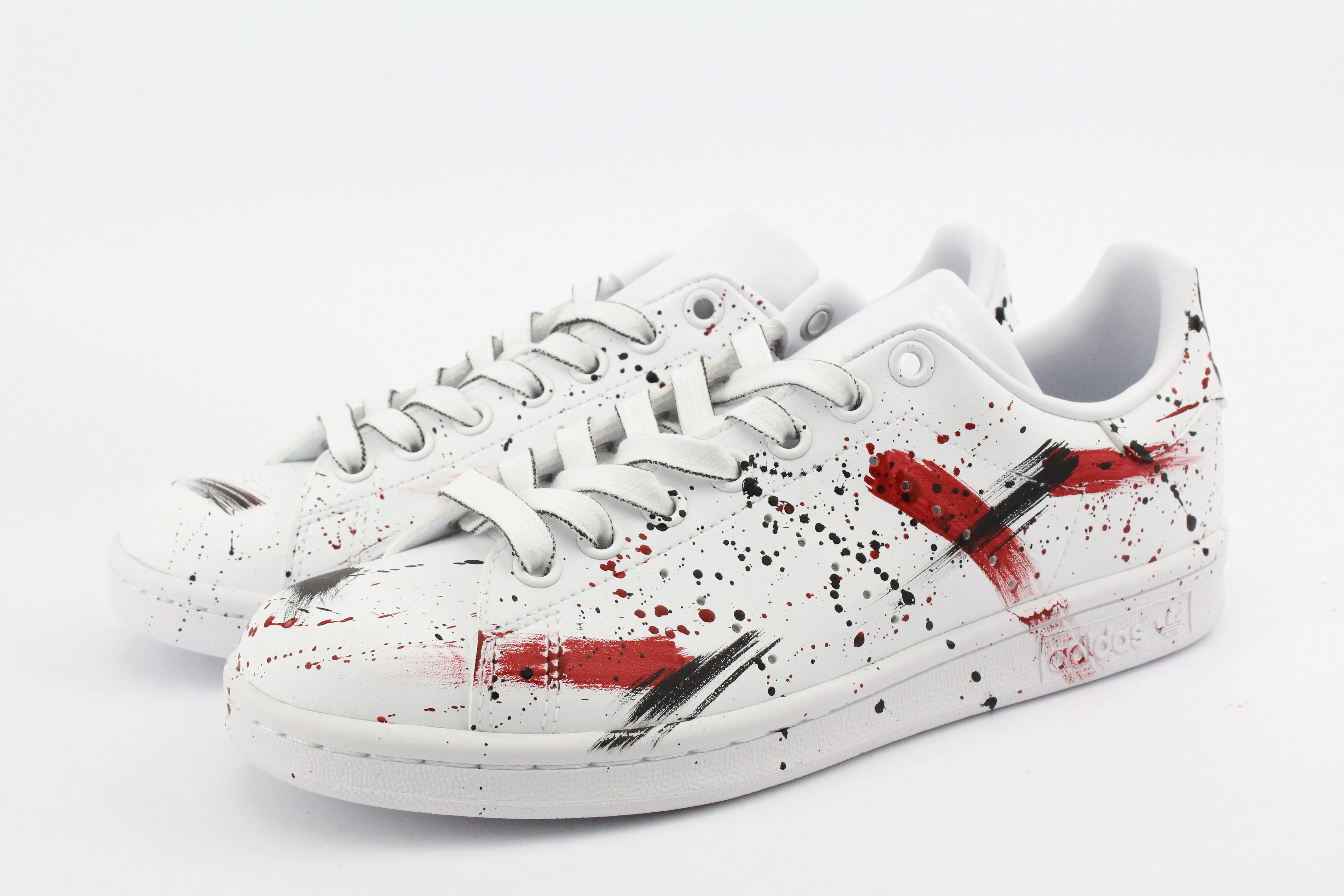 Adidas Stan Smith Red/Black Vernice