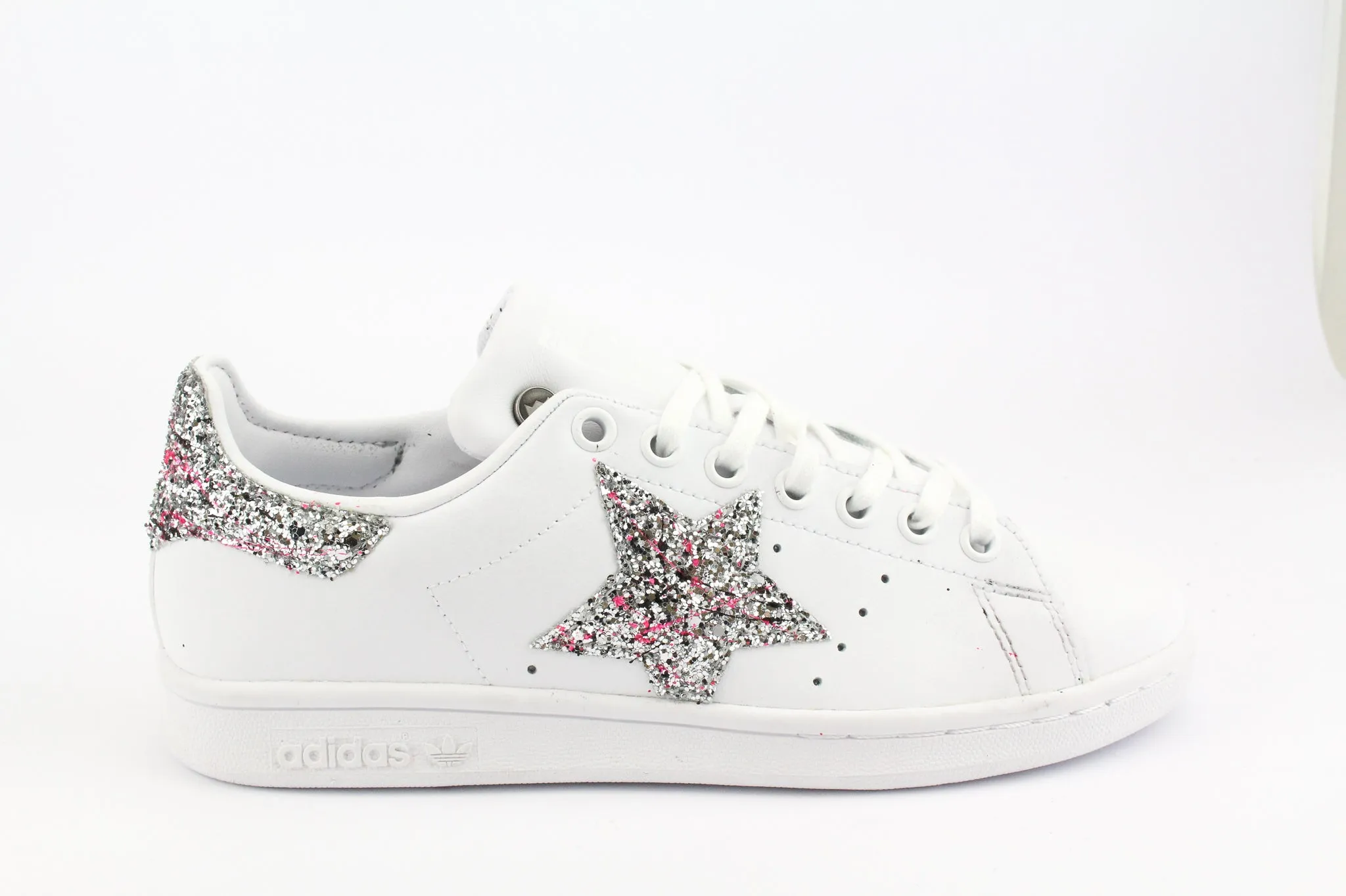 Adidas Stan Smith Stella Glitter Argento & Vernice