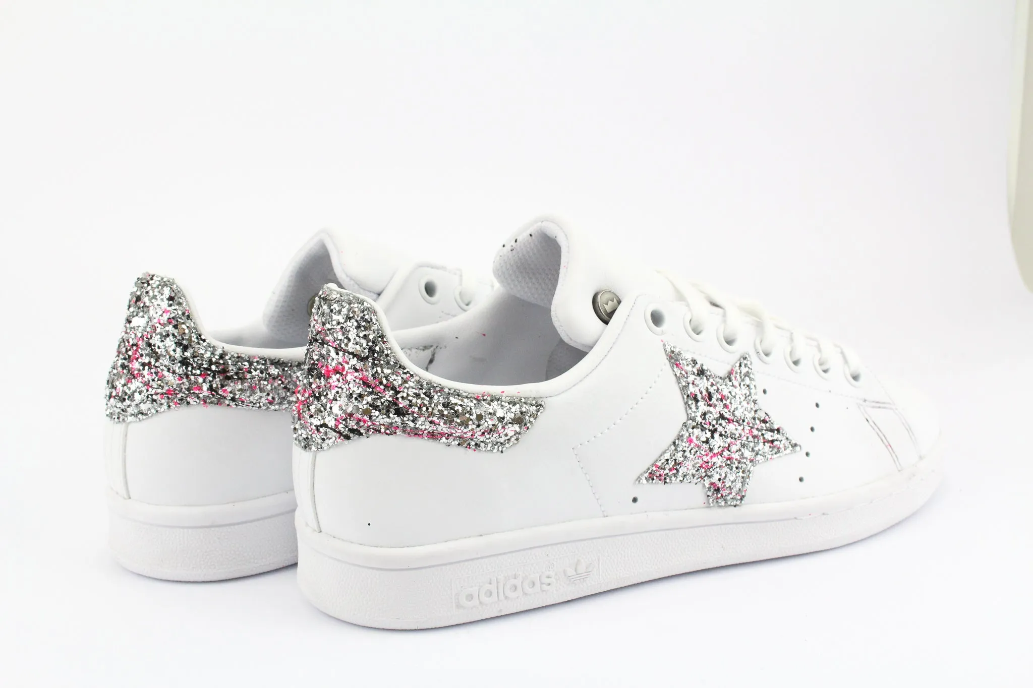 Adidas Stan Smith Stella Glitter Argento & Vernice