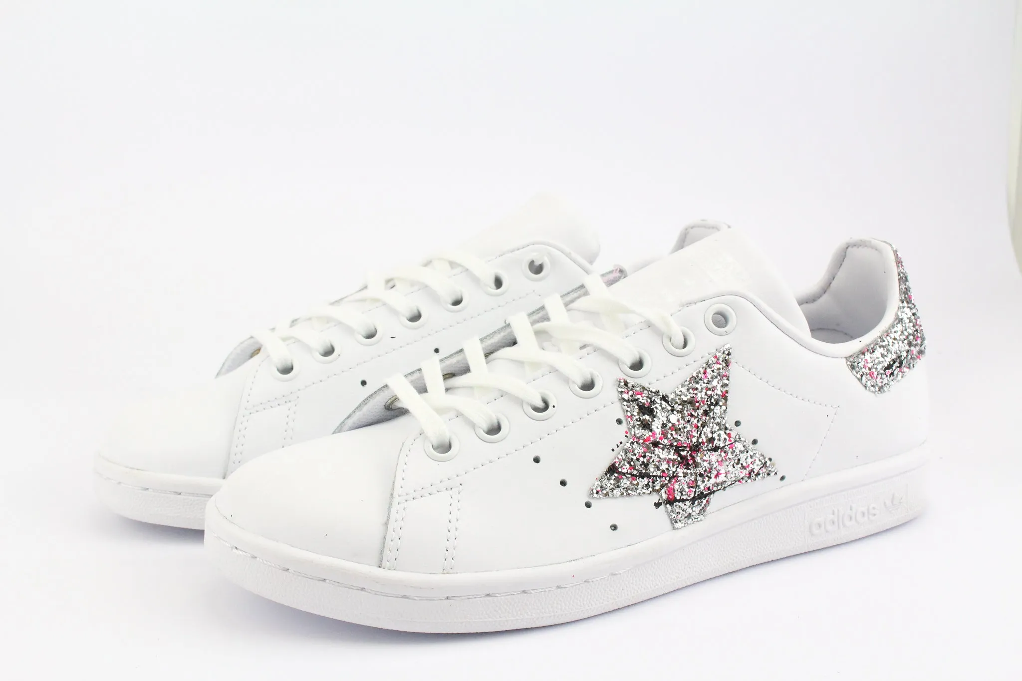 Adidas Stan Smith Stella Glitter Argento & Vernice