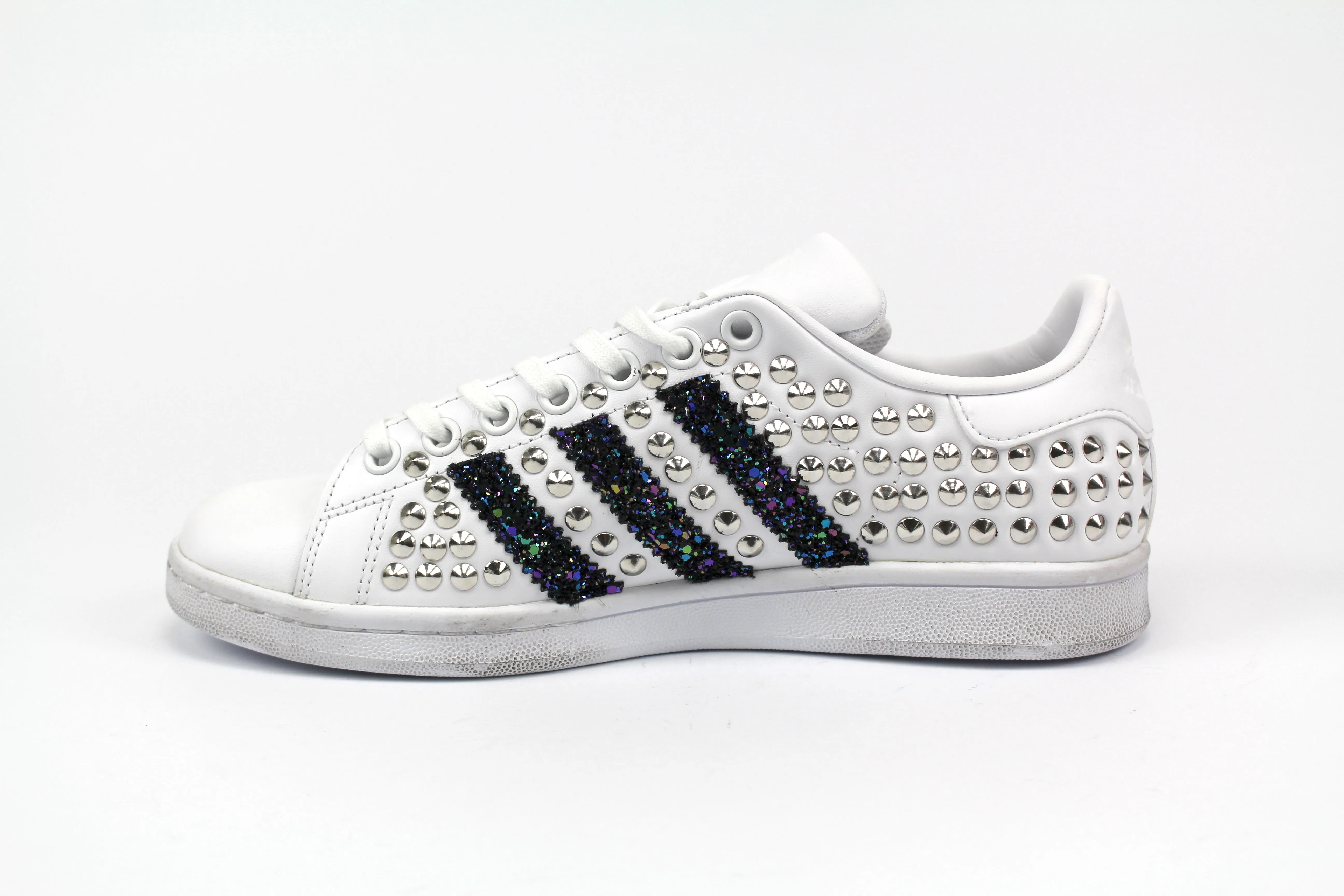 Adidas Stan Smith Total Borchie & Black Iris Glitter