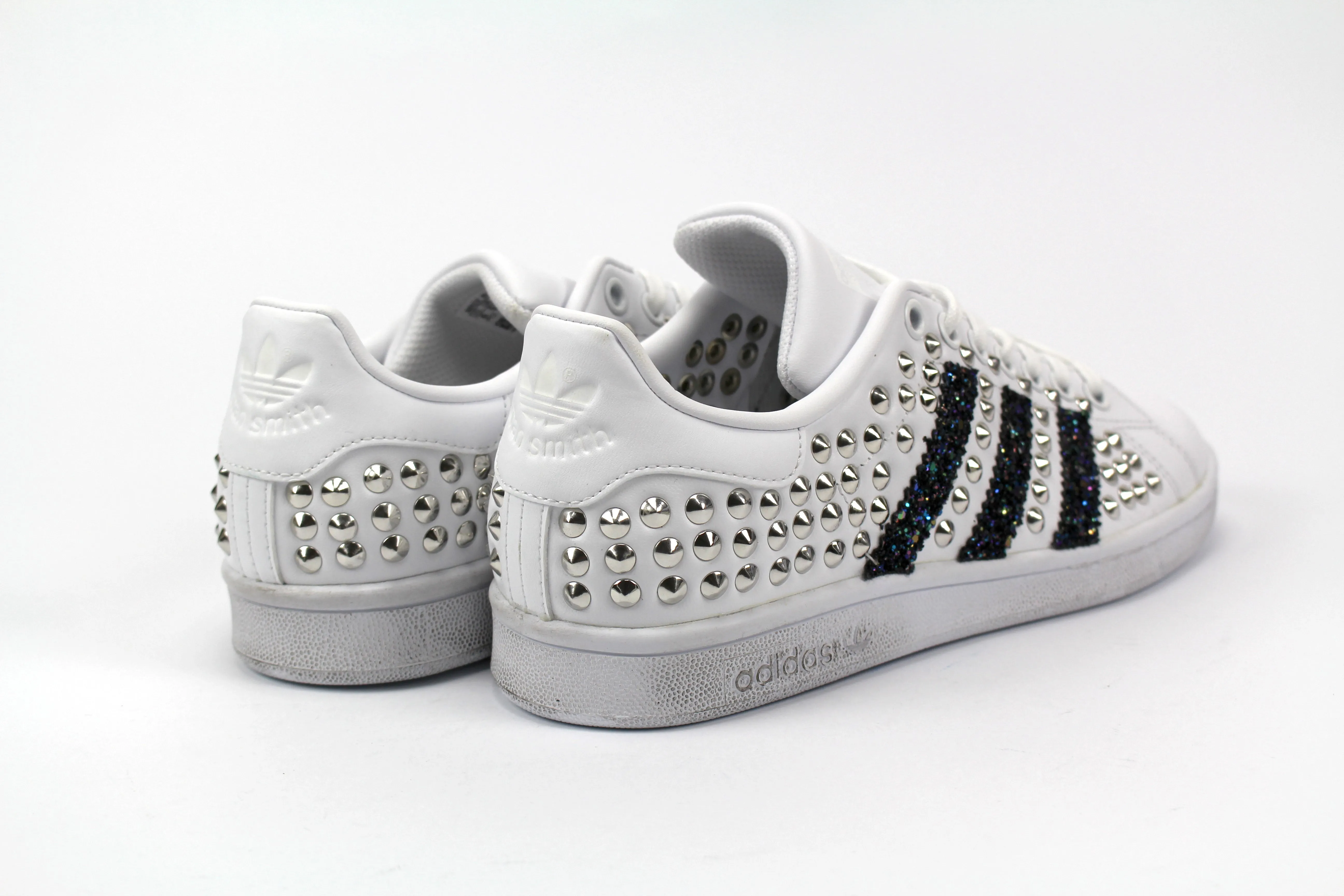 Adidas Stan Smith Total Borchie & Black Iris Glitter