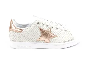 Adidas Stan Smith Total Pitone White & Stella Rosa Laminato