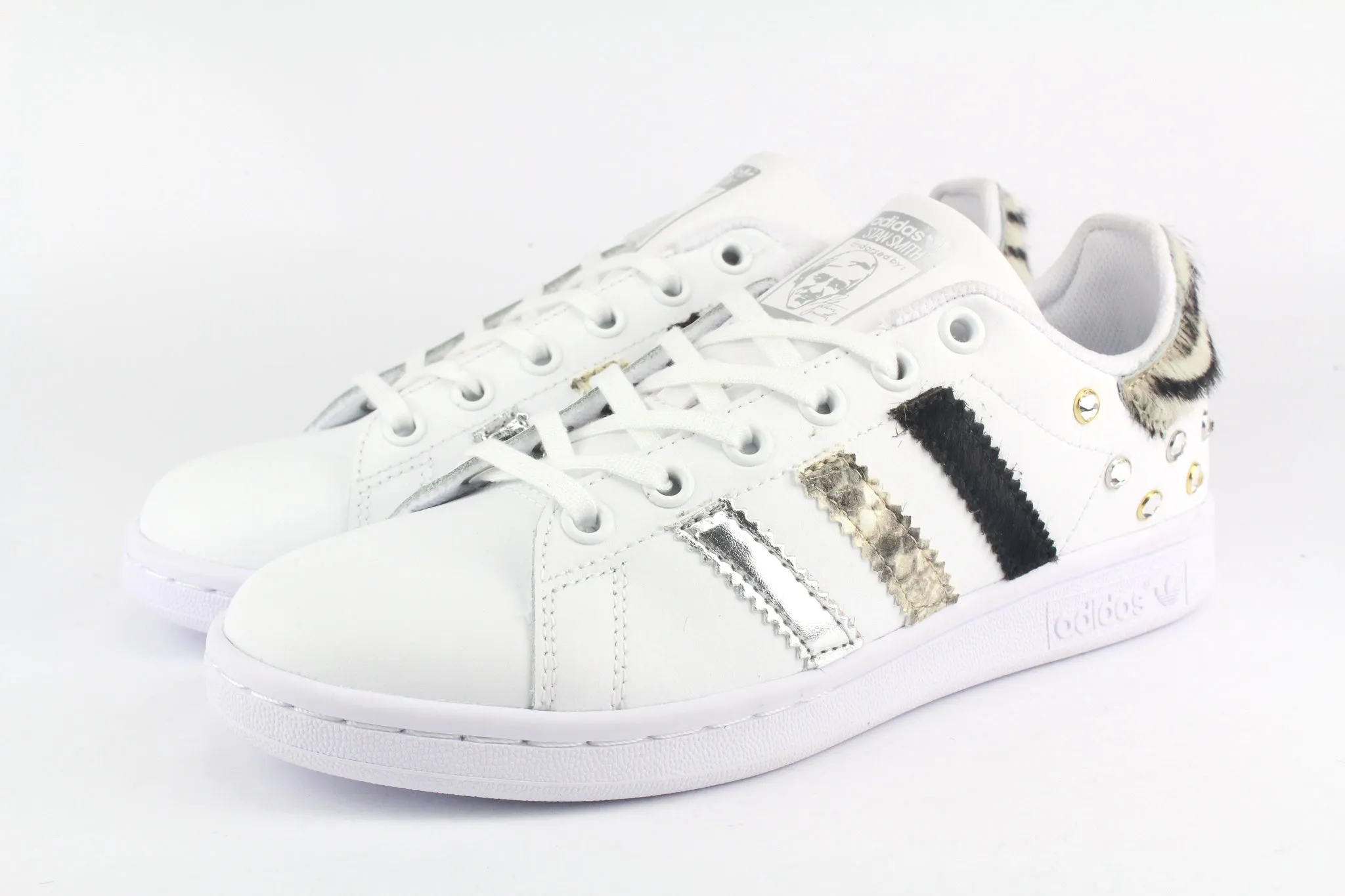 Adidas Stan Smith Zebrate Pitone & Borchie