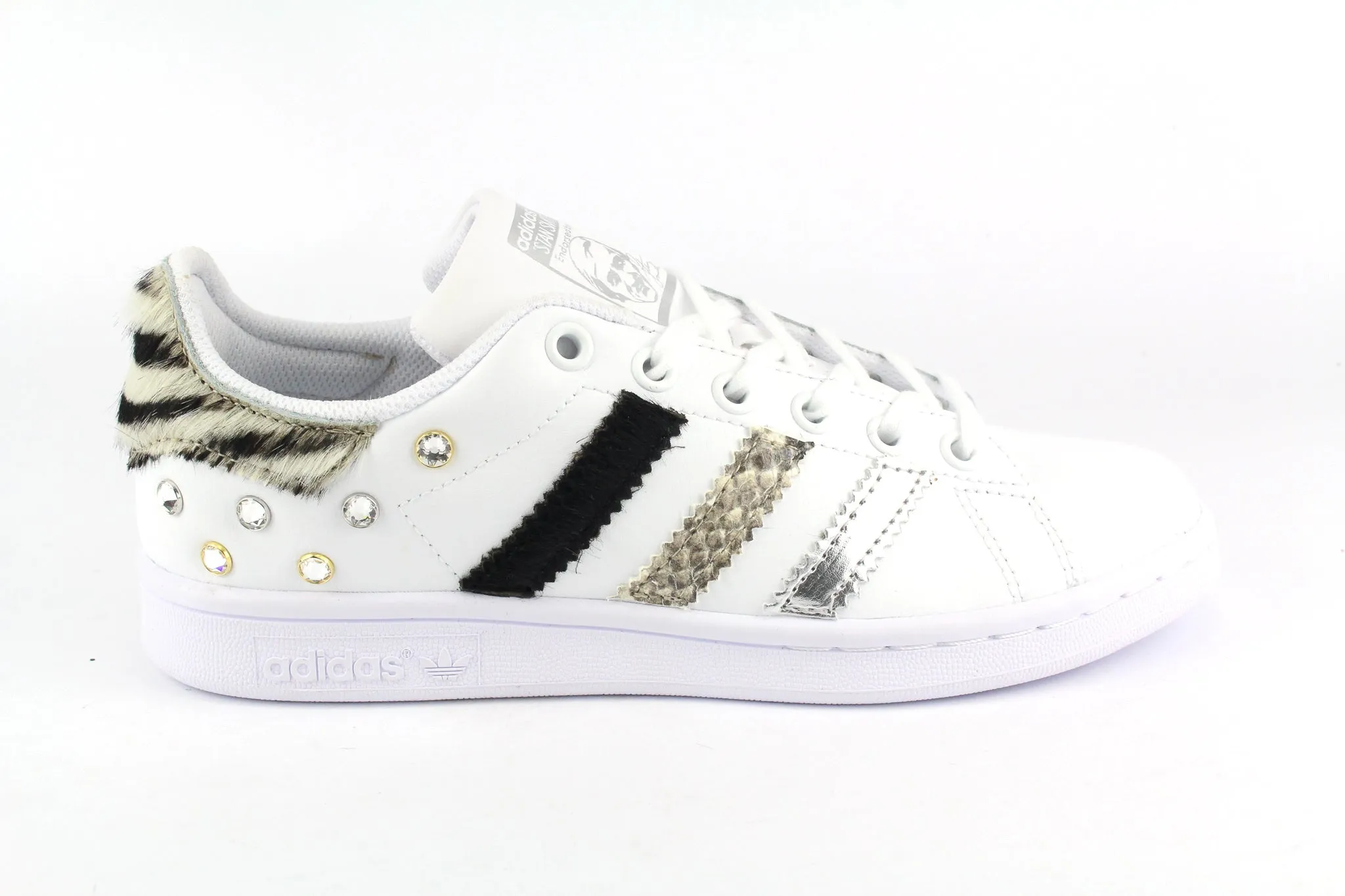 Adidas Stan Smith Zebrate Pitone & Borchie