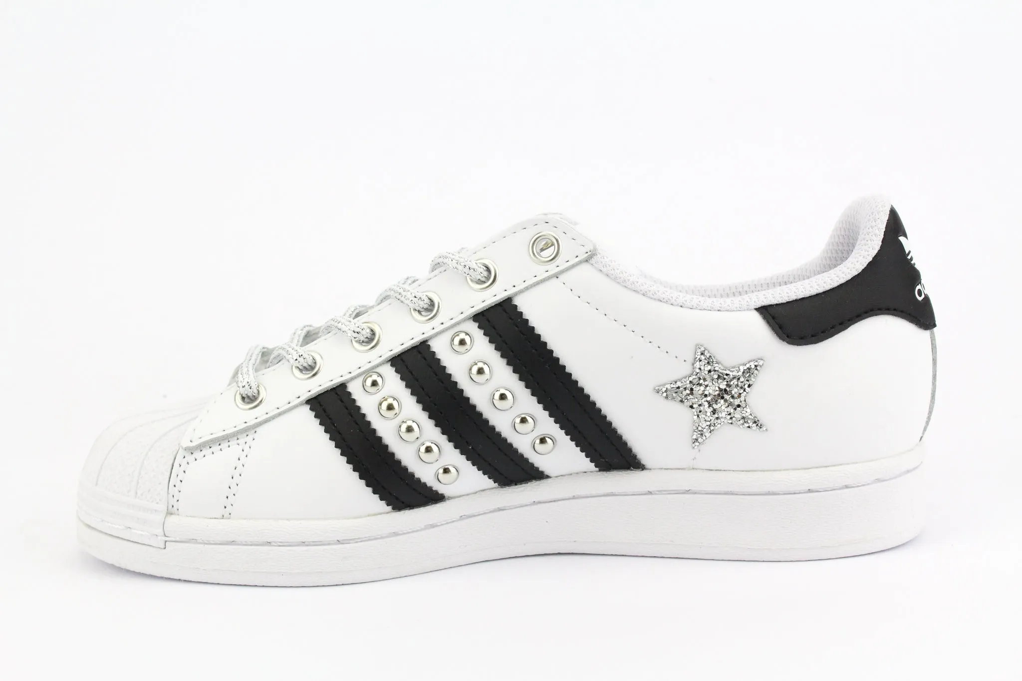 Adidas Superstar Borchie & Stelle Silver