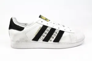 Adidas Superstar Cavallino Nero & Strass