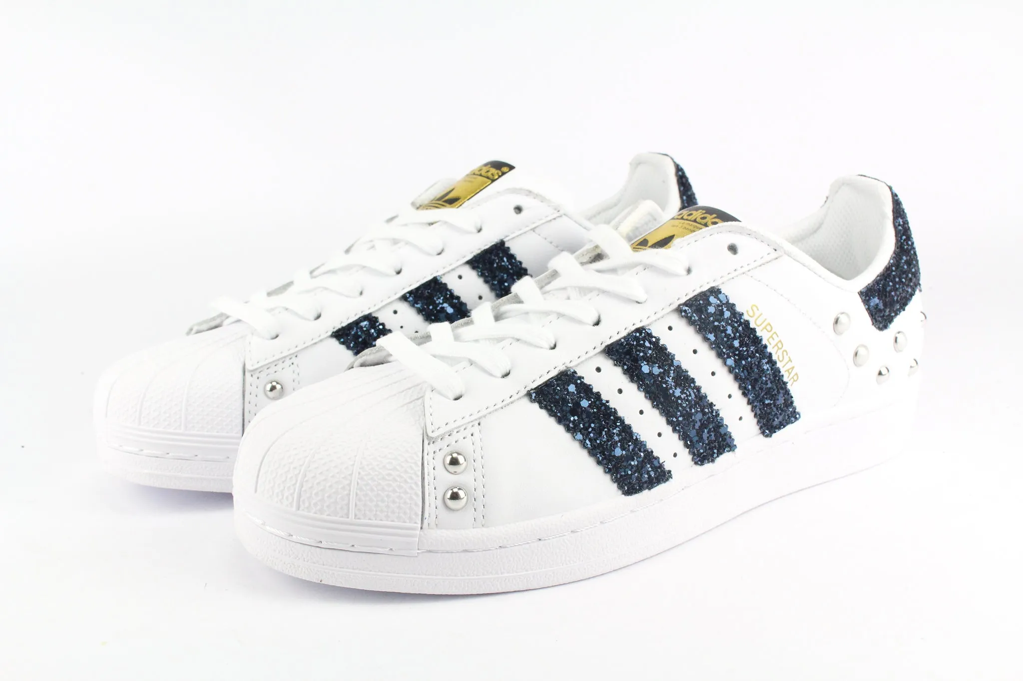 Adidas Superstar Navy Glitter & Perle