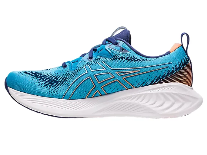 Asics men's running shoe Gel Cumulus 25 1011B621-402 ocean blue orange 