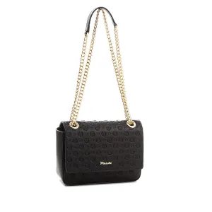 Borsa Donna a Tracolla POLLINI linea Heritage Embossed Nero