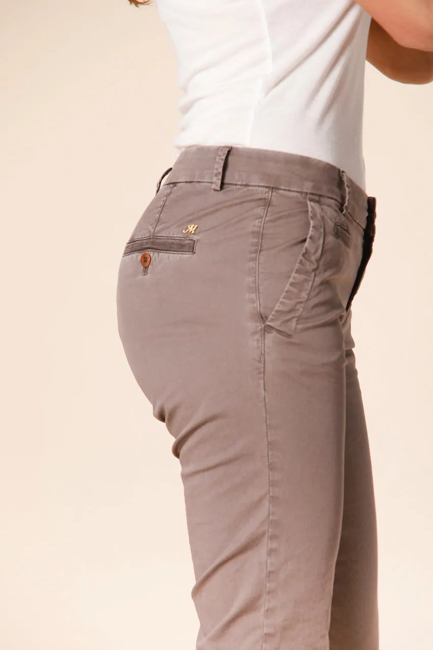 Jaqueline Archivio pantalone chino donna in gabardine curvy