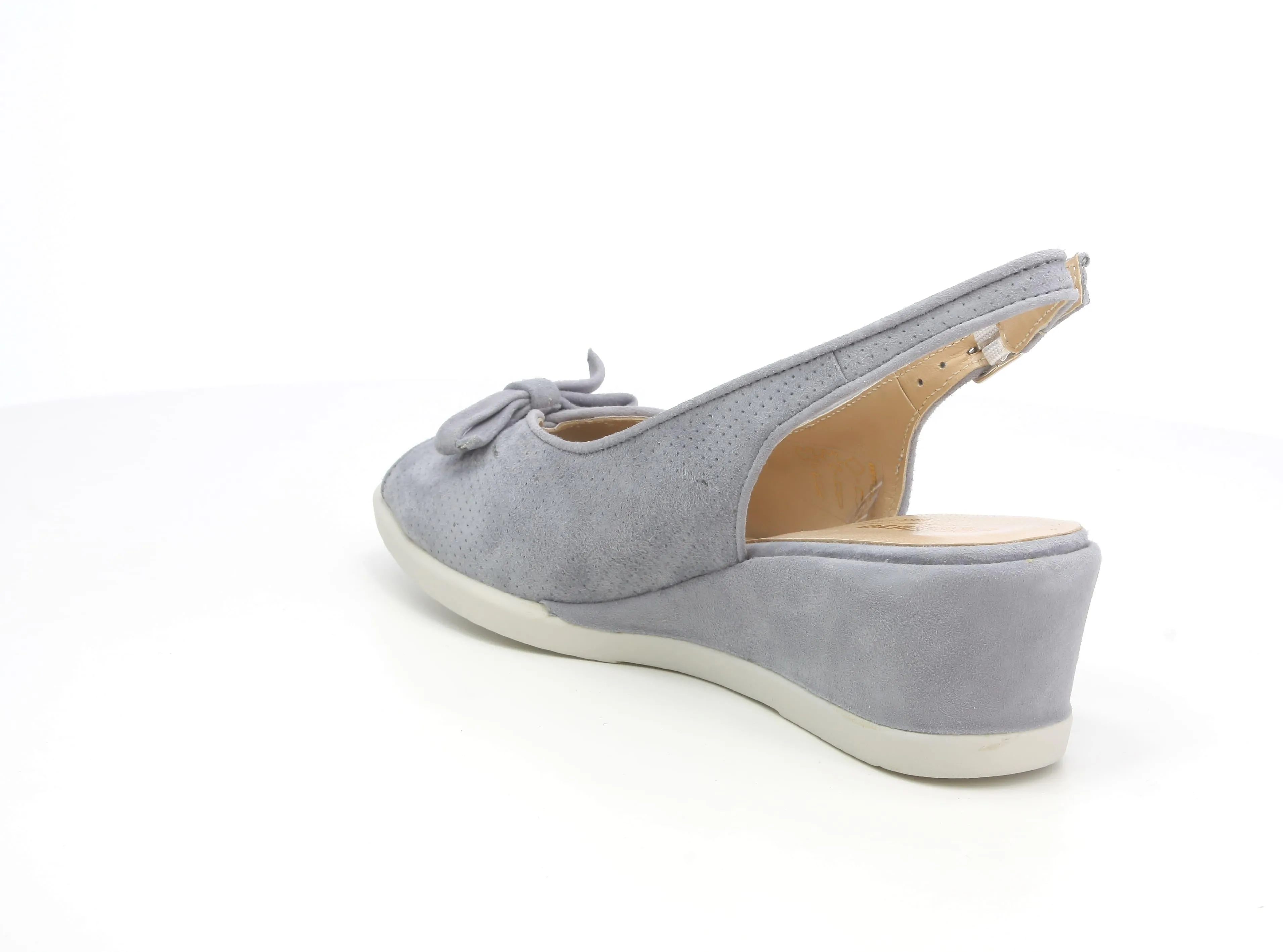 Melluso donna sandali comfort con zeppa