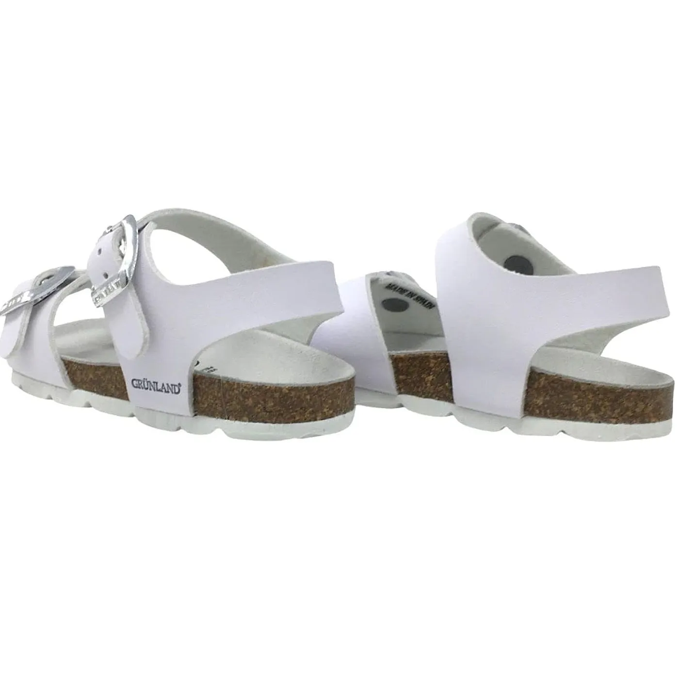 Scarpe casual da Bambina - GRUNLAND Art. ARIA SB0027 40-1 sandalo bianco