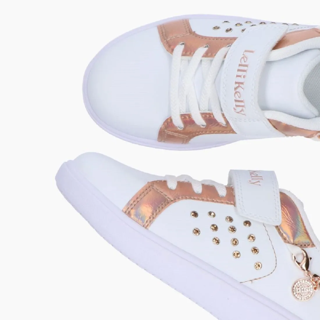 Scarpe casual da Bambina - LELLI KELLY Art. LKAA3410 GIOIELLO bianco gold rosa