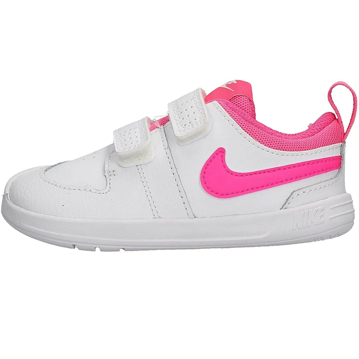 Scarpe da Bambina NIKE - Art. AR4162 PICO 5102 INB BIANCO ROSA sneakers doppio strappo