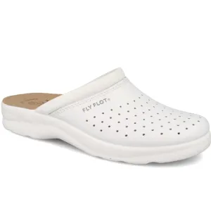 Scarpe da Uomo FLY FLOT ART.82094BE SABOT bianco professionale Sanitario